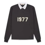 Essentials 1977 Terry Polo Negro Sweatshirt