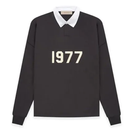 Essentials 1977 Terry Polo Negro Sweatshirt