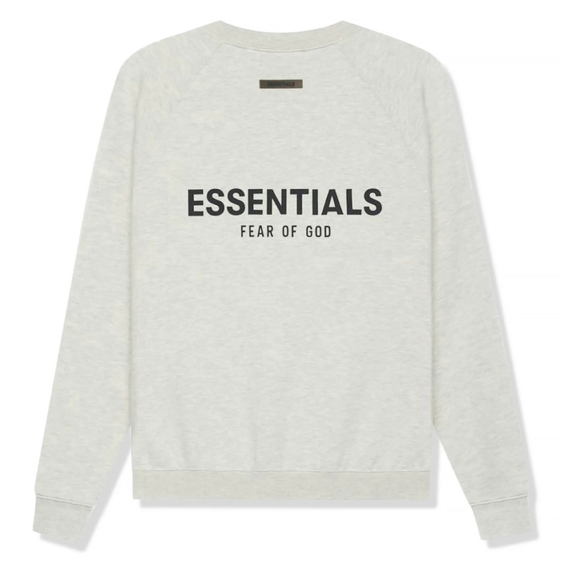 Essentials Avena Jaspeado Claro Sweatshirt