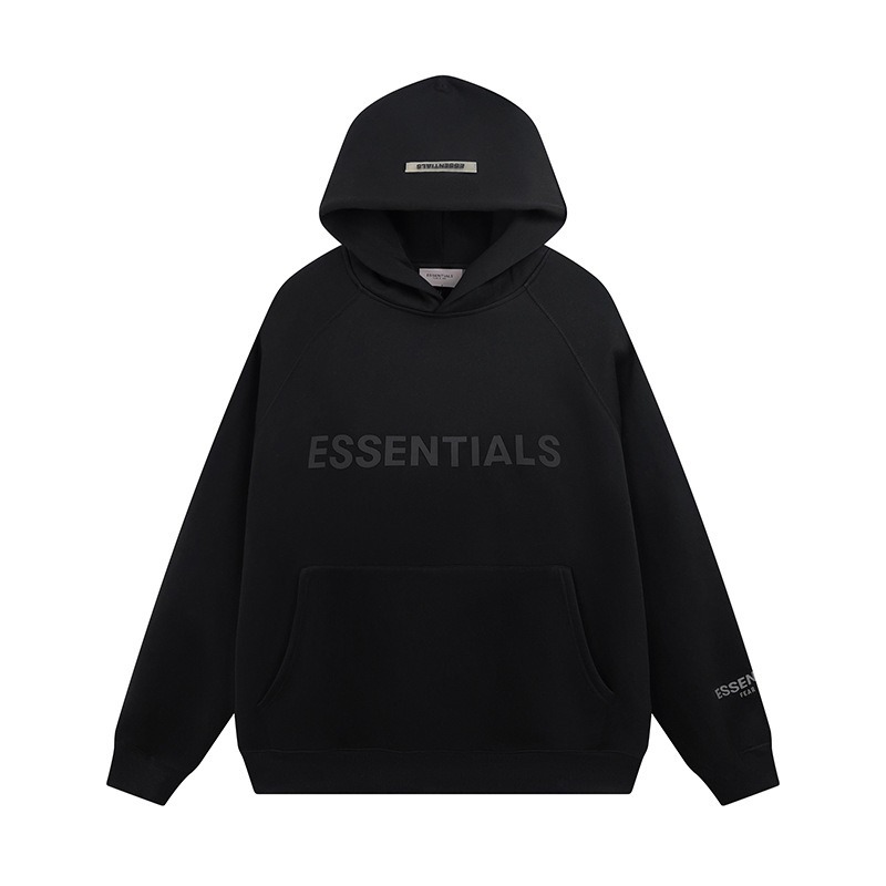 Negra Essential Sudadera Negra Essential Sudadera